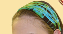 Thin Width Rayon Tie Dye Headband - HalfMoonMusic