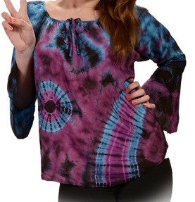 Dye Vibes Drawstrinng Top - HalfMoonMusic