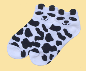 Happy Together Panda Ankle Socks - HalfMoonMusic