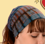 Cosmic Energizer Phatty Spadex Tie Dye Headband - HalfMoonMusic