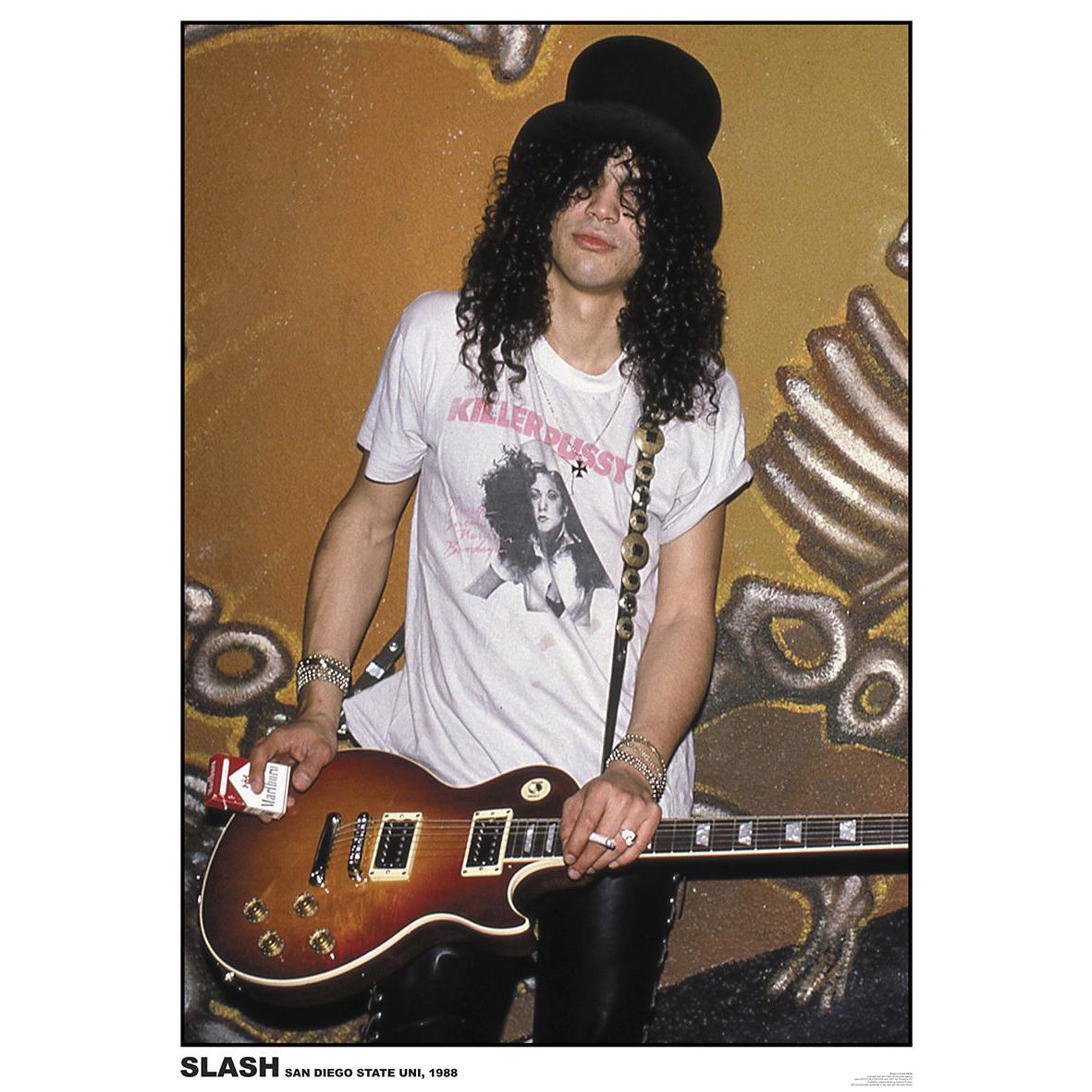 Guns N Roses Slash Poster - HalfMoonMusic