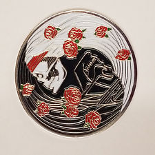 Yin Yang Skull Hat Pin - HalfMoonMusic