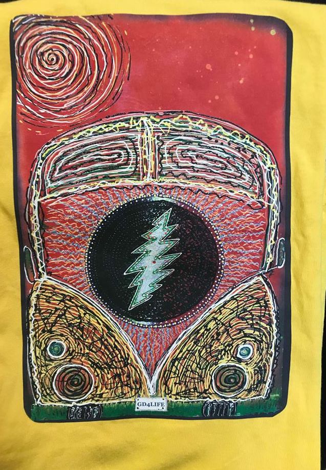 On The Bus T Shirt - HalfMoonMusic