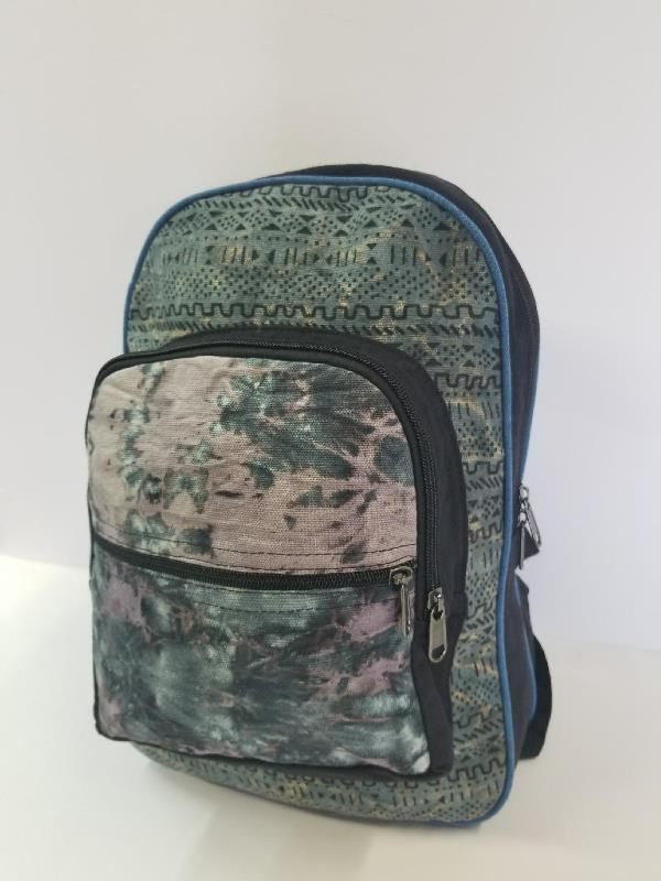 Light Tie-Dye Tribal Backpack - HalfMoonMusic