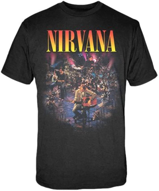 Men's Nirvana Live Concert Photo T-Shirt - HalfMoonMusic