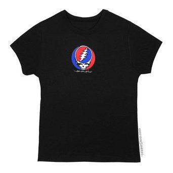 Grateful Dead SYF Black Ladies T-shirt - HalfMoonMusic