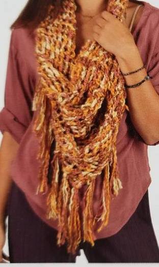Acrylic Infinity Scarf - HalfMoonMusic