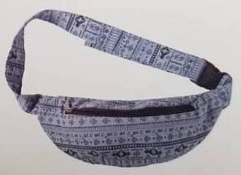 Printed Boho Mini Festival Belt - HalfMoonMusic