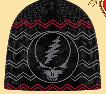 Grateful Dead Steal Your Face Knit Hat - HalfMoonMusic