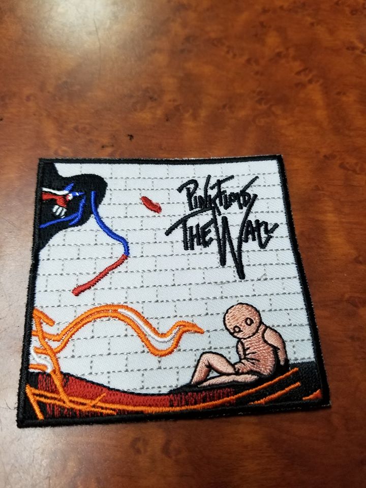 Pink Floyd Wall Square Patch - HalfMoonMusic