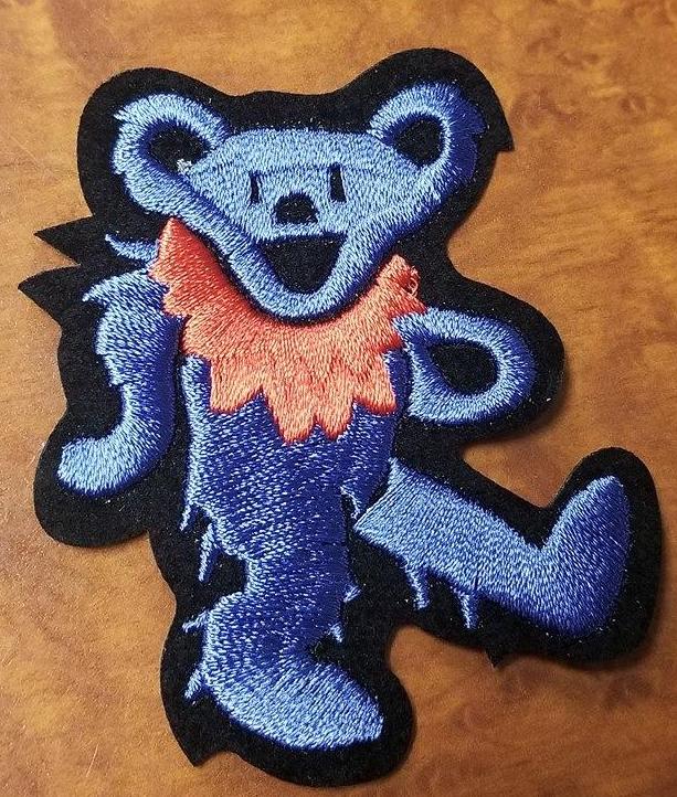 Assorted Single Dancing Bear Patches - HalfMoonMusic
