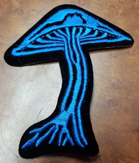 Blue Mushroom Patch - HalfMoonMusic