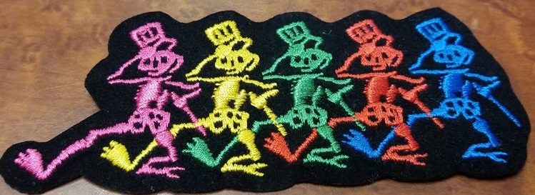 Dancing Skeleton Patch - HalfMoonMusic
