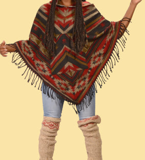 Great Spirit Brushed Hooded Cape - HalfMoonMusic