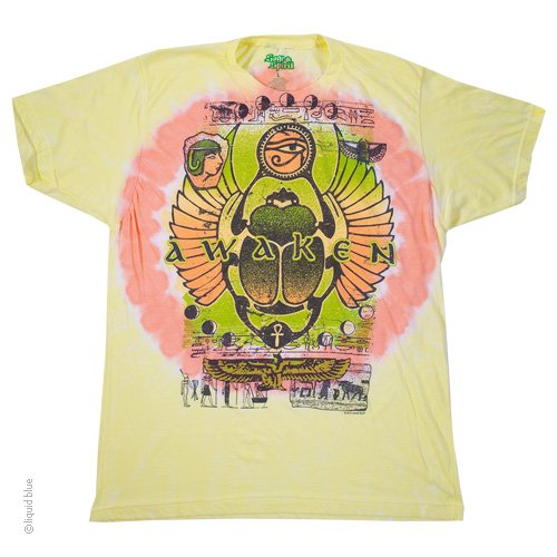 Awaken Egyptian Tie-Dye T-Shirt - HalfMoonMusic