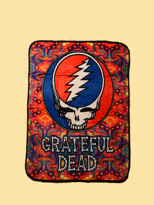 Grateful Dead Psychadelic SYF Fleece Blanket - HalfMoonMusic