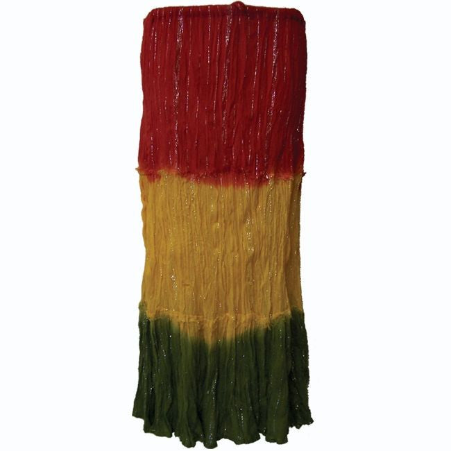 Sparkle Rasta Skirt - HalfMoonMusic