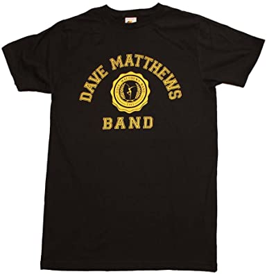 Mens Dave Matthews Collegiate Logo T-shirt - HalfMoonMusic