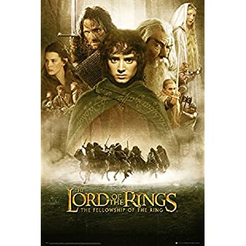 Lord Of The Rings Fellowship Poster - HalfMoonMusic