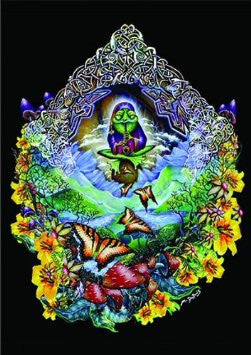 Musical Frog Blacklight Poster - HalfMoonMusic