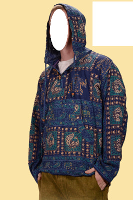 All Good Cotton Napthal Hoodie - HalfMoonMusic