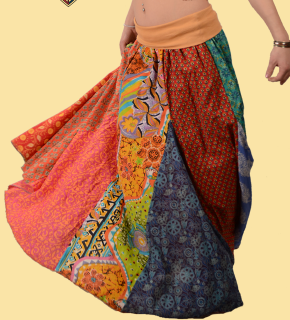 Womens Sweet Spinner Girl Maxi Skirt - HalfMoonMusic