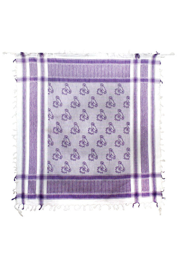 Grateful Dead Square Scarf - HalfMoonMusic