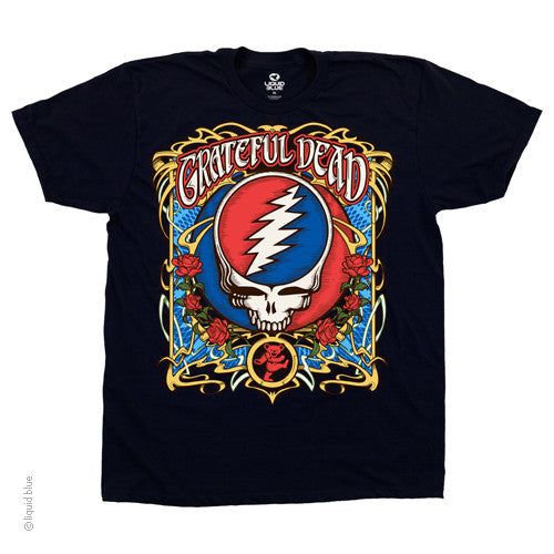 Grateful Dead Steal Your Roses T-Shirt - HalfMoonMusic