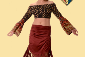 Meadow Walker Off the Shoulder Bell Sleeve Top - HalfMoonMusic