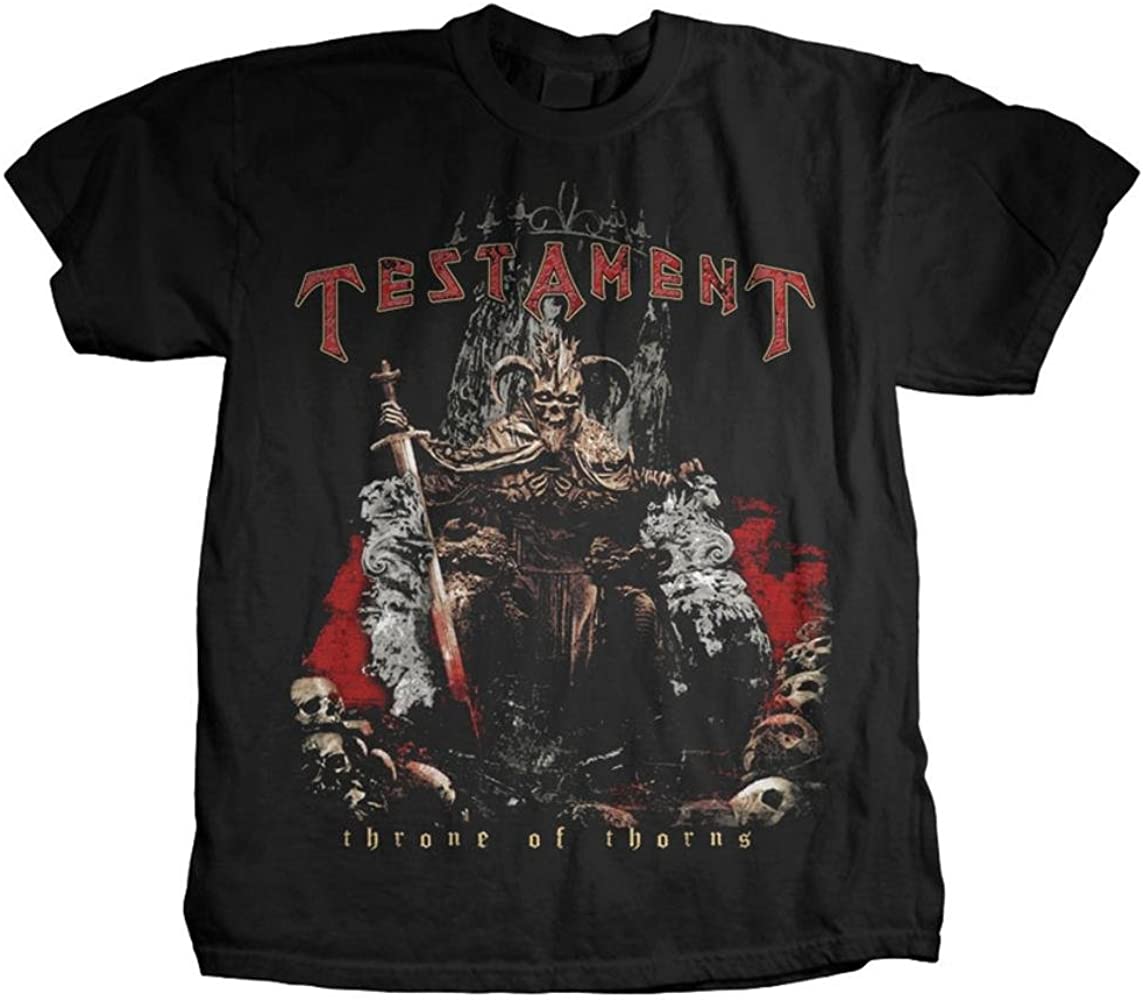 Men's Testament Throne of Thorns T-Shirt - HalfMoonMusic