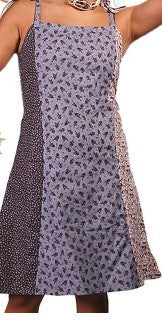 Flower In The Sun Calico Dress - HalfMoonMusic