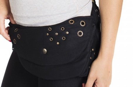 Long Cotton Hip Bag - HalfMoonMusic