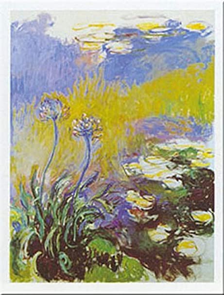 Claude Monet Les Agapanthes Art Print - HalfMoonMusic