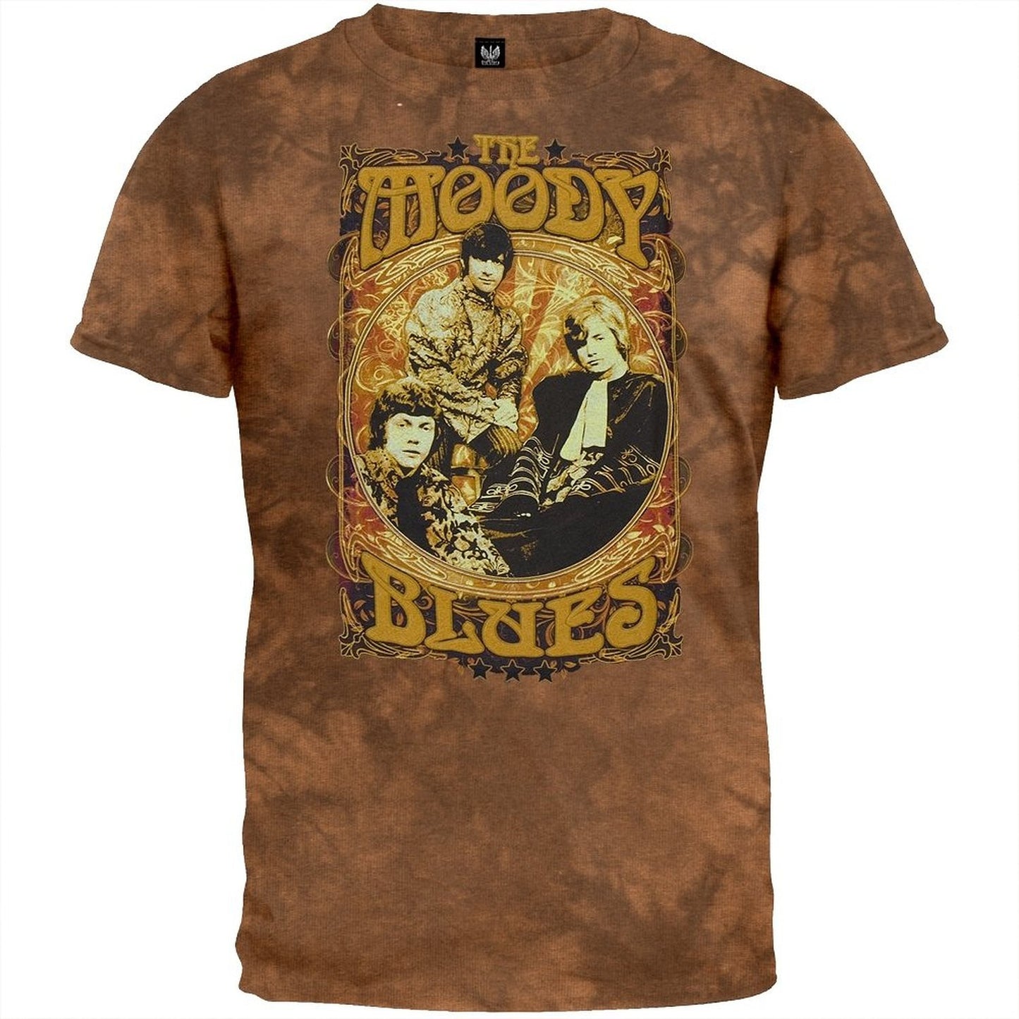 The Moody Blue Poster Tie Dye T Shirt - HalfMoonMusic