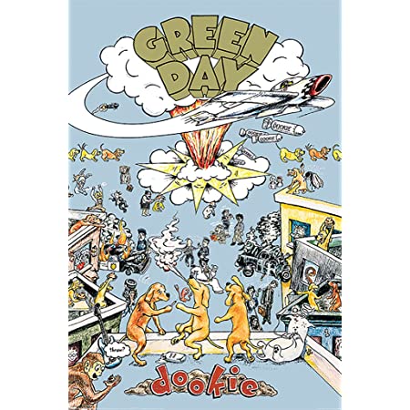 Green Day Dookie Poster - HalfMoonMusic