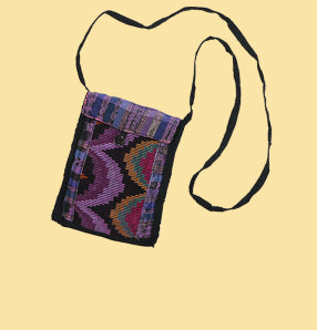 Natural Dye Passport Pouch - HalfMoonMusic