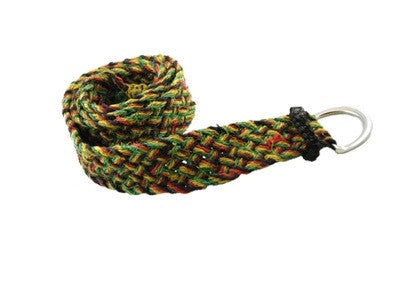 Marley Spliff Hemp Rasta Belt - HalfMoonMusic