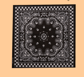Voodoo Child Skulls Bandana - HalfMoonMusic