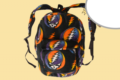 Grateful Dead Coral Fleece Backpacks - HalfMoonMusic