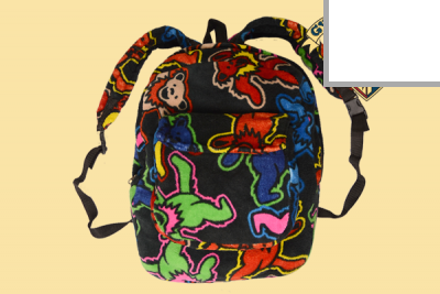 Grateful Dead Coral Fleece Backpacks - HalfMoonMusic