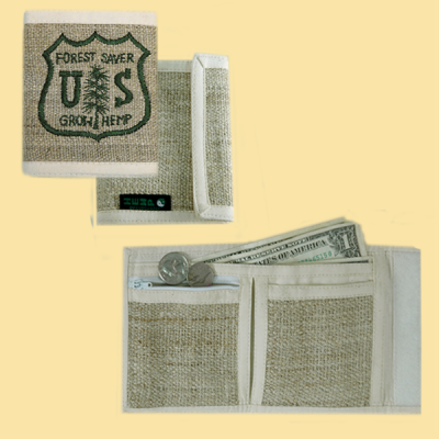 Forest Saver Grow Hemp Wallet - HalfMoonMusic