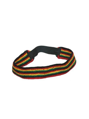 Rasta Crochet Headband - HalfMoonMusic
