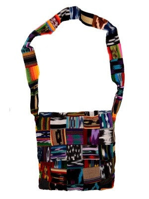 Assorted Color Patchwork Messanger Bag - HalfMoonMusic