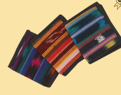 Hand Loomed Jaspe Bifold Wallet - HalfMoonMusic