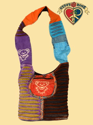 Grateful Dead Blocky Patchwork Purse - HalfMoonMusic