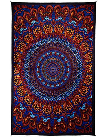 3D Origin Of Life Tapestry - HalfMoonMusic
