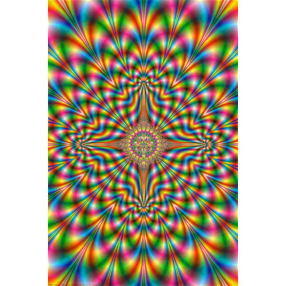 Psychedelic Pulse Poster - HalfMoonMusic