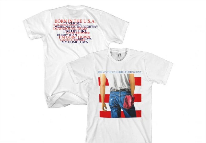 t shirt born in the usa