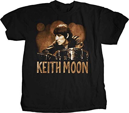 Mens Keith Moon Ready Steady Go T-Shirt - HalfMoonMusic