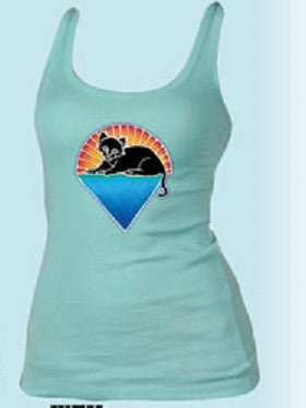 Kittens Under The Stars Womens Tank Top - HalfMoonMusic